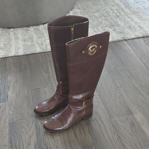 Michael Kors Brown Knee-High Boots